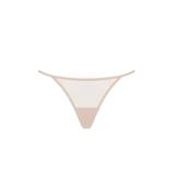 Plus Size Women's The String Thong - Mesh by CUUP in Sand (Size 6 / XXL)