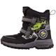 Outdoorwinterstiefel KAPPA Gr. 26, schwarz (black, lime) Schuhe Kinder