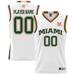 Men's GameDay Greats White Miami Hurricanes NIL Pick-A-Player Lightweight Basketball Jersey