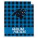Carolina Panthers 50" x 60" Buffalo Check Royal Plush Sherpa Blanket