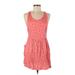 Freebird Casual Dress - A-Line Scoop Neck Sleeveless: Pink Dresses - Women's Size Medium
