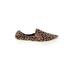 Old Navy Sneakers: Slip-on Platform Casual Brown Leopard Print Shoes - Women's Size 7 - Almond Toe