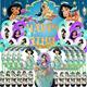 Princess Jasmine Party Supplies Plates Decorations Birthday Cake Topper Banner Decor Backdrop Balloons