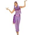 TecTake dressforfun Women’s Magical Genie Costume | Playful top | Harem pants | Wonderful Eastern-inspired costume | incl. headdress (L | no. 300987)
