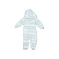 Carter's Short Sleeve Outfit: Blue Fair Isle Bottoms - Size 9 Month