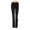 American Eagle Outfitters Jeans - Mid/Reg Rise Skinny Leg Denim: Black Bottoms - Women's Size 6 - Black Wash