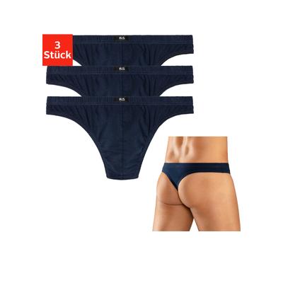 String H.I.S, Herren, Gr. XL, blau (marine), Jersey, Obermaterial: 95% Baumwolle, 5% Elasthan, unifarben, körpernah, Unterhosen, aus weichem Baumwoll-Stretch Image