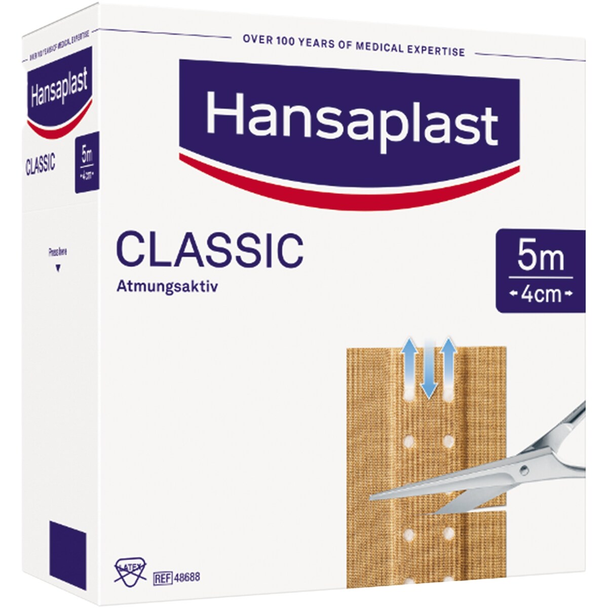 Hansaplast Pflaster CLASSIC 7577553 4cmx5m Image