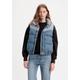 Jeansweste LEVI'S "JUNO WESTERN PUFFER VES" Gr. L (40), blau (going west) Damen Westen Jeanswesten