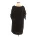 Vince Camuto Casual Dress: Black Solid Dresses - Women's Size 10