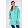 Regenjacke DEPROC ACTIVE "Friesennerz ANKERGLUTZAUBER", Damen, Gr. 40/42 (M), blau (türkis), Obermaterial: 100% Polyurethan; Futter: 100% Polyester, casual, figurumspielend, Langarm gerader Abschluss mit Druckknopf, Jacken, auch in Großen Größen...