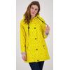 Regenjacke DEPROC ACTIVE "Friesennerz ANKERGLUTZAUBER", Damen, Gr. 40/42 (M), gelb, Obermaterial: 100% Polyurethan; Futter: 100% Polyester, casual, figurumspielend, Langarm gerader Abschluss mit Druckknopf, Jacken, auch in Großen Größen erhältlich
