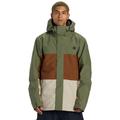 Snowboardjacke DC SHOES "Defy" Gr. M, grün (four leaf clover) Herren Jacken Snowboardjacken