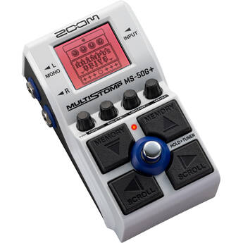 Zoom MS-50G+ MultiStomp Multi-FX Guitar Pedal ZMS50GPLUS
