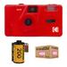 Kodak M35 Film Camera with Flash and Film Rolls Kit (Flame Scarlet) DA00239