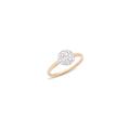 Sabbia 18ct Rose Gold 0.20ct Diamond Ring - Ring Size L