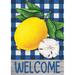 Toland Home Garden Double Sided 18" H x 12.5" W Polyester Garden Flag in Blue/Yellow | 18 H x 12.5 W in | Wayfair 1112699