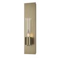 Hubbardton Forge Pillar 1 - Light Armed Sconce Glass/Metal in Yellow | Wayfair 204420-1023