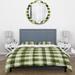 East Urban Home Anyssa - Plaid Duvet Cover Set Polyester/Microfiber in Green/White | Twin Duvet Cover + 1 Standard Sham | Wayfair