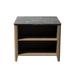 Brayden Studio® Claudean Nightstand Wood in Brown | 19.69 H x 23.62 W x 23.62 D in | Wayfair 4976F0D7F099472DA5132BEB194C9E95