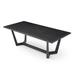 Latitude Run® Tomohon Dining Table Wood/Metal in Black/Brown/Gray | 29.64 H x 70.86 W x 35.43 D in | Wayfair 9F04696B323C45FE923812C61018C10F