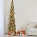The Holiday Aisle® 5' Christmas Tree in Green/Yellow | Wayfair 5467BF22E01742F7B7897D793D1AD713