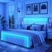 House of Hampton® Jayaram Upholstered Wingback Bed Upholstered in Gray | 52.4 H x 60.9 W x 85.7 D in | Wayfair 4B21ED833A9F4000BA24DA0ABF477312