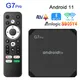 Boîtier Smart TV G7 Pro Android 11 RL Box 2 Go 16 Go S905Y4 4K HD 2.4GHz/5GHz lecteur