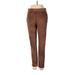 Free People Casual Pants - High Rise Straight Leg Boyfriend: Brown Bottoms - Women's Size 26