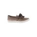 All Black Sneakers: Slip-on Platform Casual Gray Solid Shoes - Women's Size 39 - Almond Toe