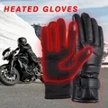 Gants de Moto Imperméables à Écran Tactile USB 62Hurbike Mitaines de Course d'Hiver