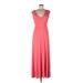 BCBGMAXAZRIA Casual Dress - Maxi: Pink Dresses - Women's Size Medium