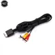 1.8M AV Cable 3RCA TV Adapter Audio Video Cable for Sony Playstation 2 3 PS2 PS3 Console Game