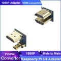 1080P Raspberry Pi 3/4 Connect HDMI-compatible to Converter Male to Male Adapter 3.5'' 5 inch Touch