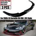 Car Front Bumper Lip Splitter Lip For Chevy C6 Corvette 2005-2013 Z51 Z06 ZR1 Style Wide Body Models