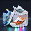 Scarpa da Tennis LED bambini Trainer Cartoon Boy Casual Sneaker Boy Kid Shoes for Girl Mesh scarpe