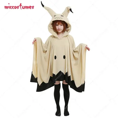 Mikro kostüme Erwachsenen Anime Kawaii Stram pler Kigurumi Cosplay Kostüm niedlichen Kapuzen decke Home Wear Cape Umhang mit Ohren Handschuhen Image