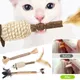 Cat Toys Silvervine Chew Stick Pet Snacks Sticks Natural Stuff with Catnip for Kitten Cats Cleaning