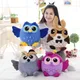 25-50cm New Arrive Owl Pillow Plush Toys Colorful Bird Doll Birthday Gift Kids