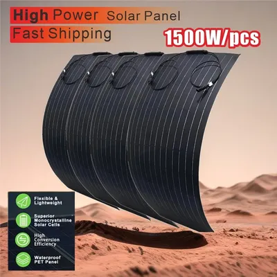 1500w 3000w Solar panel Solar hoch effiziente tragbare Power Bank 1000w flexible Aufladung