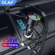 230W Car Charger With 3 in 1 Fast Charging Retractable Spring Cable PD Type C QC3.0 USB C Car Phone