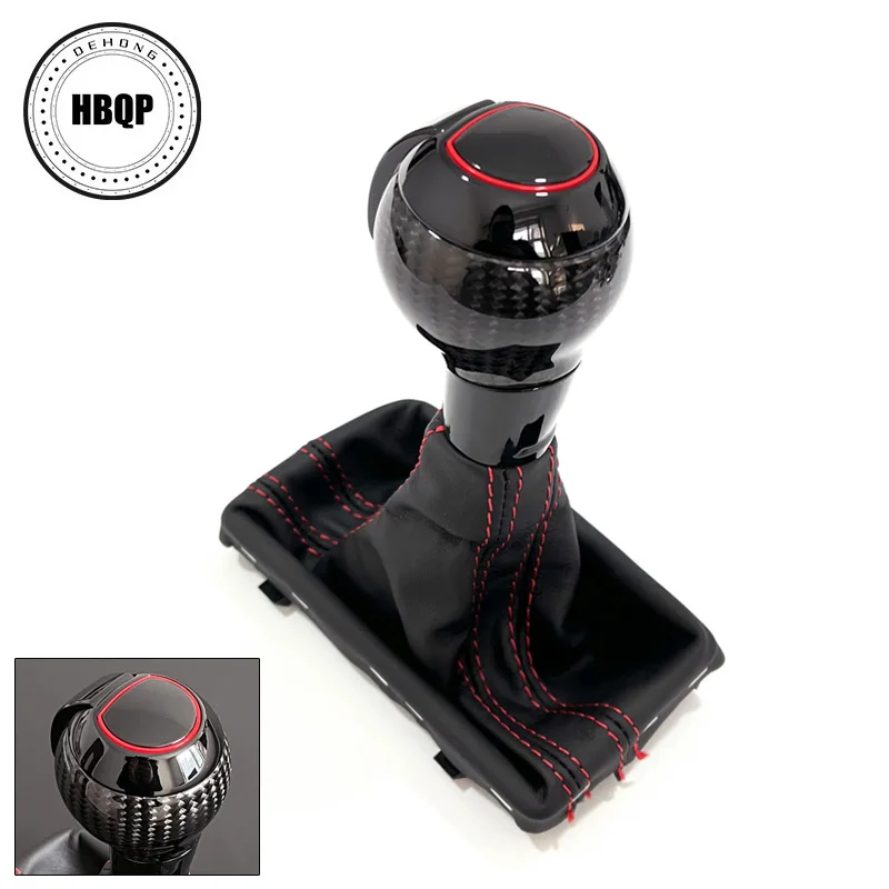 Pomello del cambio automatico Testa della maniglia della leva del cambio per Audi A3 S3 RS3 Q3 S6 RS6 A4 A5 A7 A6 Q5 Q2