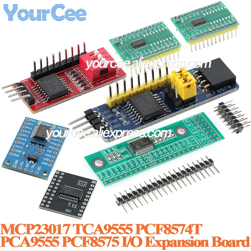 5 stücke/1 stück MCP23017 16bit Serielle I/O Expansion Board TCA9555 PCF8574T PCA9555 Konverter Modul IIC I2C zu GIPO für Arduino Image