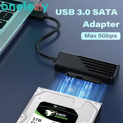 Onelesy SATA zu USB 3 0 Externe USB 3 0 SATA Konverter Für 2 5 Zoll SATA HDD SSD Festplatte 5Gbps