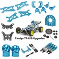 Aluminium legierung Stoßdämpfer vorne hinten Pfosten Lenkräder Räder Reifen für Tamiya TT-02B