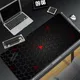 Geometrische Mauspad Computer Laptop Tastatur Maus matten xxl 900x400 1000x500mm große Gaming Mouse