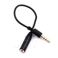 Cavo adattatore audio stereo femmina da 2,5 mm a jack da 3,5 mm Spina per auricolare maschio da 1/8 "4 poli per cavo per cuffie altoparlante Iphone