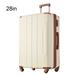 ABS Hardshell Luggage Spinner Suitcase with TSA Lock Lightweight 28'