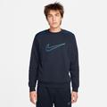 Sweatshirt NIKE SPORTSWEAR "M NSW SP FLC CREW BB" Gr. M, blau (dark obsidian, midnight navy) Herren Sweatshirts