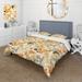 Designart "Desert Sand Dune Camouflage II" modern bedding covert set with 2 shams